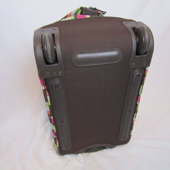 Dakine Fall Striped Roller Bag Carry On Travel Luggage Canvas 20" Long - Picture 6 of 9